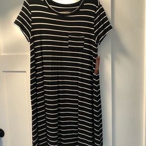 Black Stripped Women’s Dress